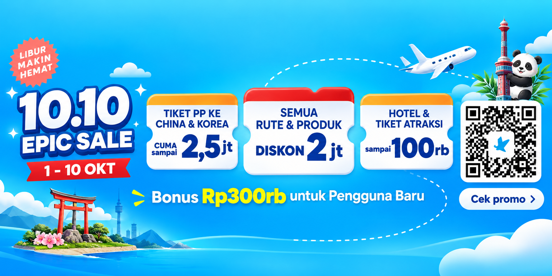 10.10 Epic Travel Sale